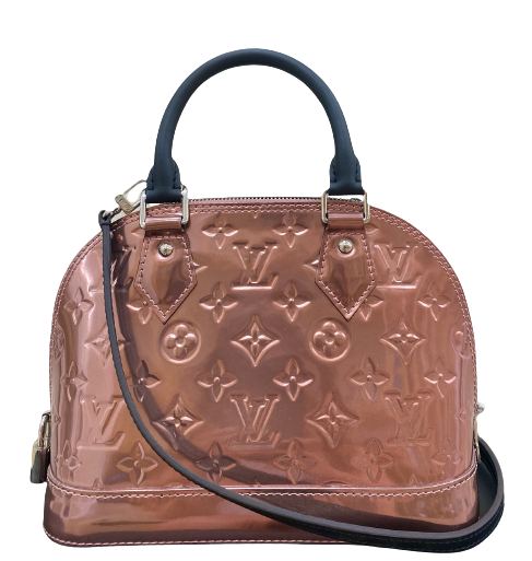 Louis Vuitton Alma Vernis BB Rose Cuivre Handbag – Bass Fine Jewelry