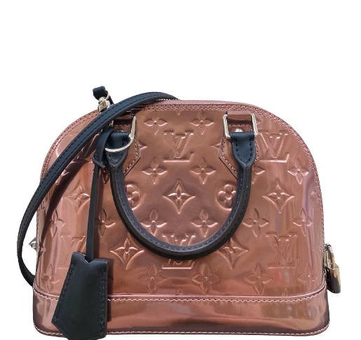 Like-New Louis Vuitton Alma PM in Monogram Vernis with Box & Dust